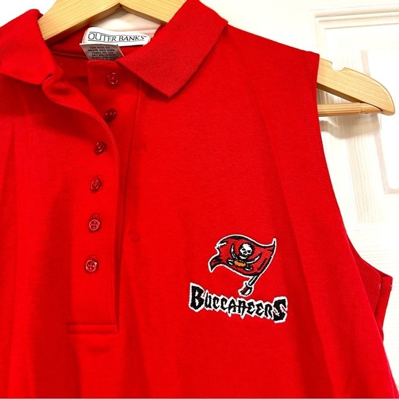 TAMPA BAY BUCCANEERS Outer Banks Cotton NFL team top collars women’s size M - Picture 1 of 6